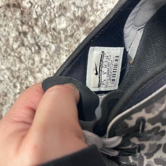 Black/Grey/White cheetah print Nikes- Free TR Connect 2 - Picture 7 of 9